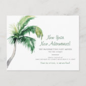 We hebben het nieuwjaar verplaatst aankondigingskaart (Voorkant)