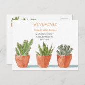 We hebben het Oranje Briefkaart van Aankondiging v (Voorkant / Achterkant)