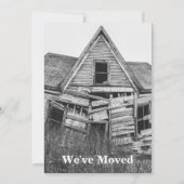 We hebben het oude, smerige huis verplaatst. aankondiging (Voorkant)