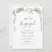 WE HEBBEN HET OVER Eucalyptusgrienery-verloving Kaart (Voorkant)