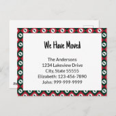 We hebben het patroon van rode groene kerstbomen v briefkaart (Voorkant / Achterkant)