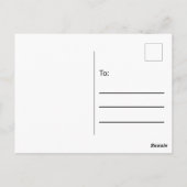 We hebben het patroon van rode groene kerstbomen v briefkaart (Achterkant)