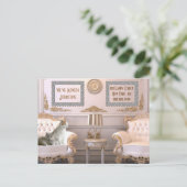 We hebben het persoonlijke Briefkaart van het adre (Staand voorkant)