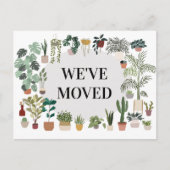 We hebben het Plant Moving Announcement Briefkaart (Voorkant)