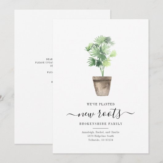 We hebben het Plant Waterverf verplaatst naar Nieu (Voorkant / Achterkant)