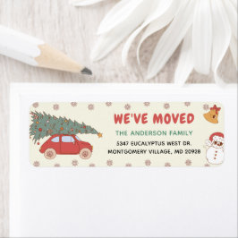 We hebben het retouradres van de kerstboom verplaa etiket