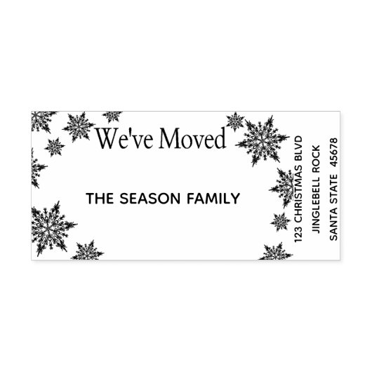 We hebben het retouradres verplaatst rubberstempel (Afrduk)