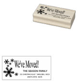 We hebben het retouradres verplaatst rubberstempel (Gestempeld)