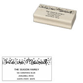 We hebben het retouradres verplaatst rubberstempel (Gestempeld)