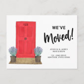 We hebben het rode Briefkaart van de Aankondiging (Voorkant)