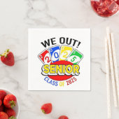 We hebben het Senior 2025 Gambling Game Afstuderen Servet (Insitu)