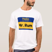 We hebben het Shirt van Soca "Mr Rum" Mannen op ta (Voorkant)