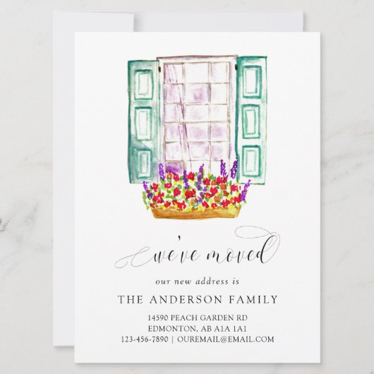 We hebben het venster Vloerbox Waterverf verplaats Aankondiging (Voorkant)