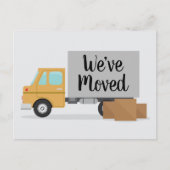We hebben het verplaatsen van Truck Cute Change of Briefkaart (Voorkant)