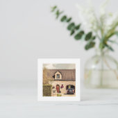 We hebben het Visitekaartje New Address Square van (Staand voorkant)