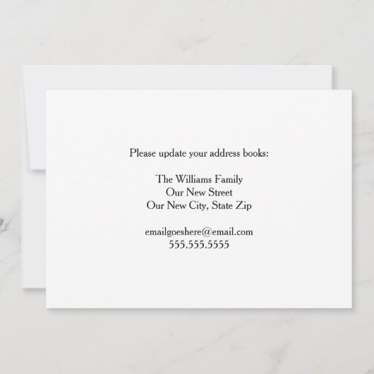 We hebben het vliegtuig van het nieuwe Adres van d Aankondiging (Achterkant)