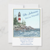 We hebben het waterbudget voor vuurtoren verplaats aankondiging (Voorkant)