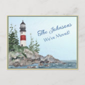 We hebben het waterbudget voor vuurtoren verplaats briefkaart (Voorkant)