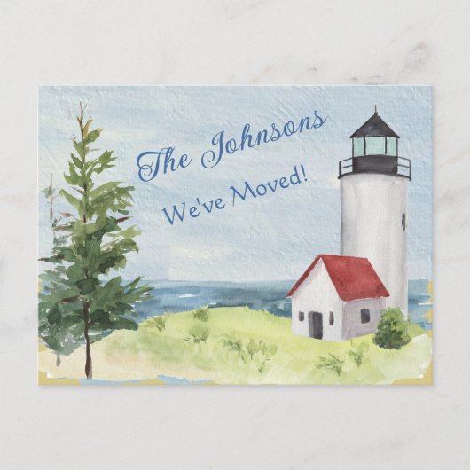 We hebben het waterbudget voor vuurtoren verplaats briefkaart (Voorkant)