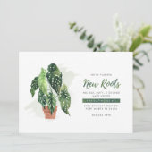 We hebben het Waterverf Plant Botanische Moving ve Aankondiging (Staand voorkant)