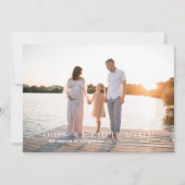 We hebben het weer gedaan | 2e Baby foto zwangersc Aankondiging (Voorkant)