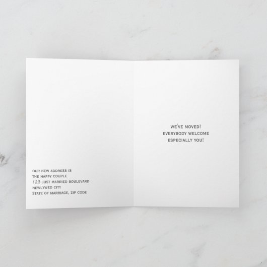 We hebben het Wenskaart voor adreswijziging verpla Aankondiging (Binnen)