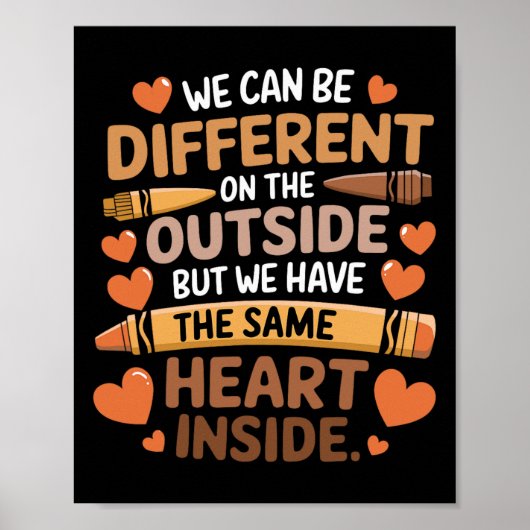 We hebben hetzelfde hart binnen de maand van de zw poster (Voorkant)