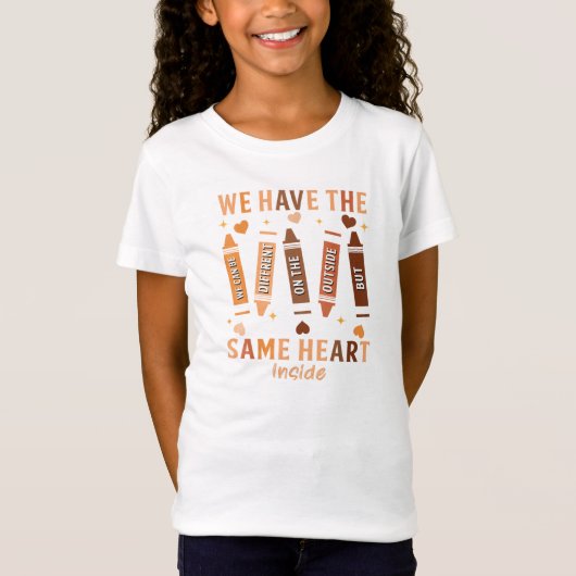 We hebben hetzelfde hart t-shirt (Voorkant)