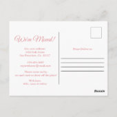 We hebben Home Sweet Home Floral Briefkaart verpla (Achterkant)