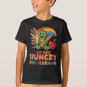 We Hebben Honger naar Leren T-shirt