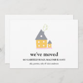 We hebben House No Photo Change of Address verplaa Aankondiging (Voorkant / Achterkant)