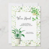 We hebben Houseplant en Terrazzo Moving Aankondiging (Voorkant)