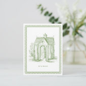 We hebben  Huis Briefkaart Groen verplaatst (Staand voorkant)