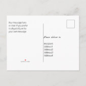 We hebben huisdier foto nieuwe adres bericht verpl aankondigingskaart (Achterkant)