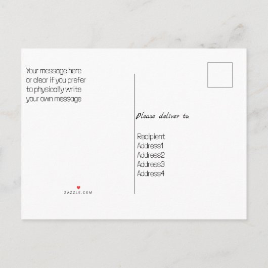 We hebben huisdier foto nieuwe adres bericht verpl aankondigingskaart (Achterkant)