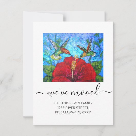 We hebben Hummingbirds Name Script Moving verplaat Aankondiging (Voorkant)