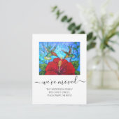 We hebben Hummingbirds Name Script Moving verplaat Aankondiging (Staand voorkant)