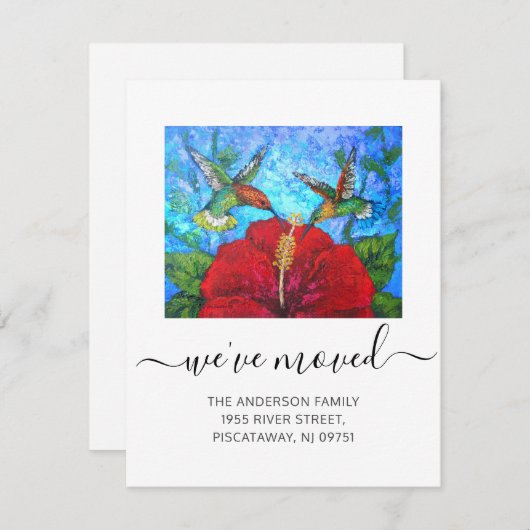 We hebben Hummingbirds Name Script Moving verplaat Aankondiging (Voorkant / Achterkant)