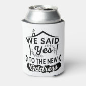 We hebben ja-adres gezegd, grappige nieuwe homeown blikjeskoeler (Blikje Achterkant)