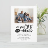 We hebben ja gezegd op het adres Beweging Aankondiging (Staand voorkant)