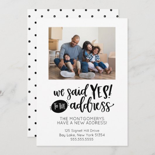 We hebben ja gezegd op het adres Beweging Aankondiging (Voorkant / Achterkant)