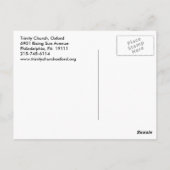 We hebben je een stoel bespaard briefkaart (Achterkant)