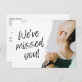 We hebben je gemist, Chiropractie Recall Briefkaar Briefkaart (Voorkant / Achterkant)