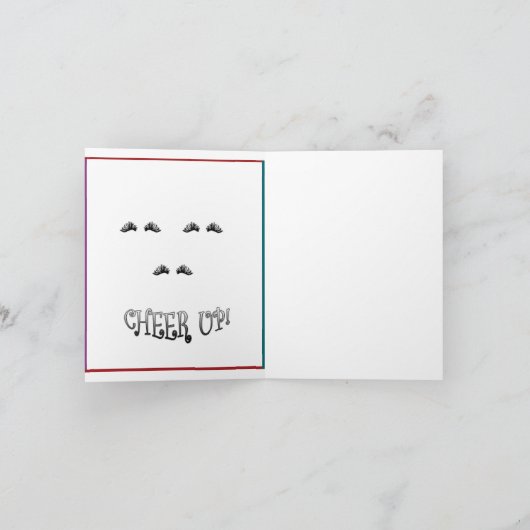 We hebben je groet. kaart (Binnen)