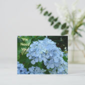 We hebben je nodig, briefkaarten worden betrokken  (Staand voorkant)