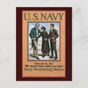 We hebben je nodig in de Tweede Wereldoorlog Briefkaart