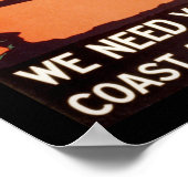 We hebben je nodig! Kustmakerswerk Poster (Hoek)