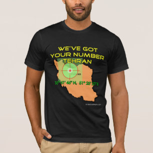 We hebben je nummer in Teheran. T-shirt