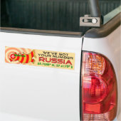We hebben je Russische Bumpersticker. Bumpersticker (Op Truck)