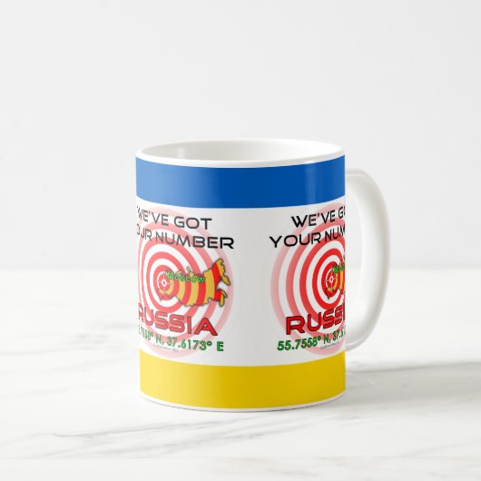 We hebben je Russische Mok. Koffiemok (Voorkant rechts)